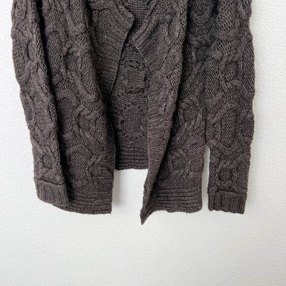 J. Crew Brown Cable Knit Cardigan - Picture 6 of 11